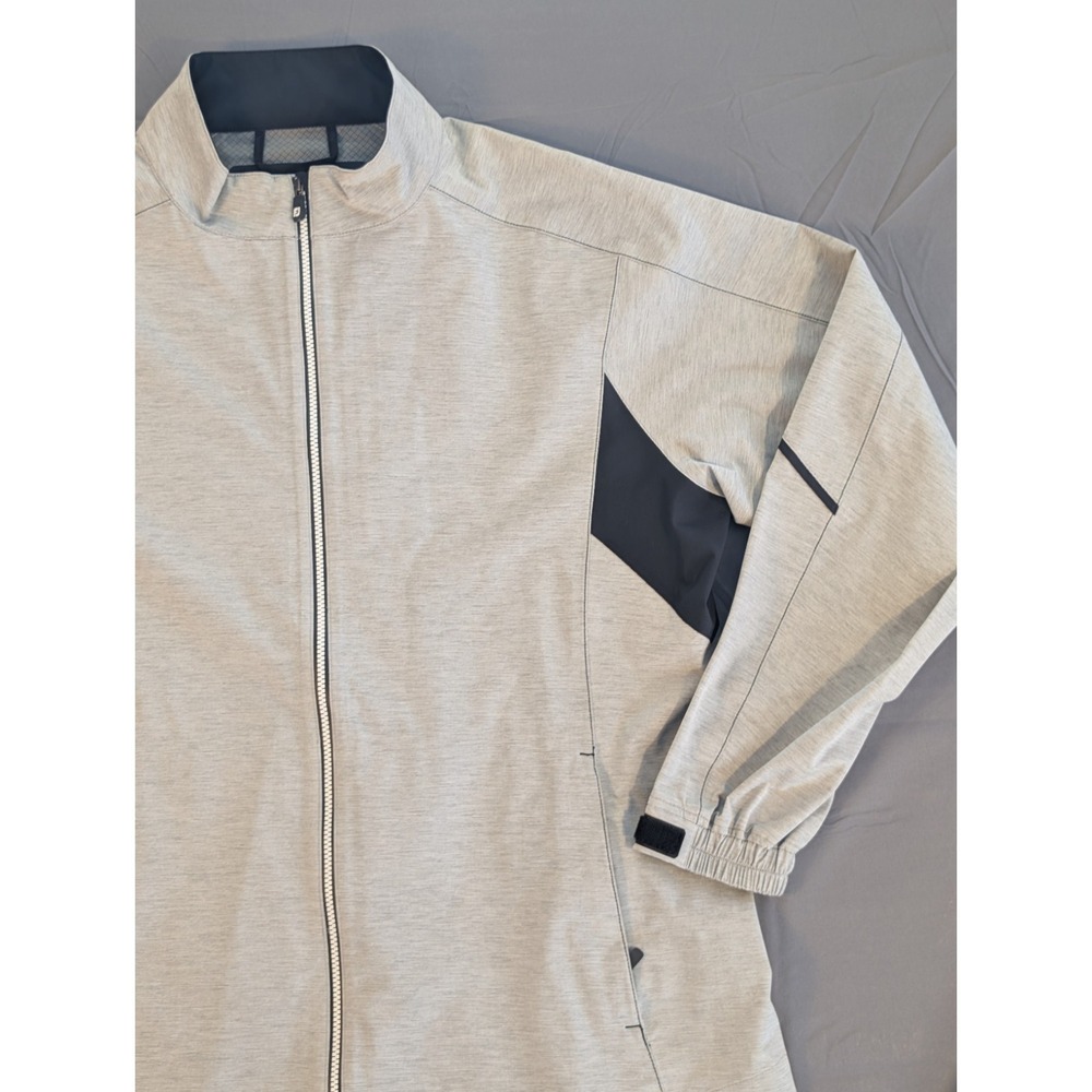 Footjoy Hydrolite Rain Jacket XL Womens DryJoys Grey Golf Full Zip New NWT 0016‎ - Picture 3 of 6